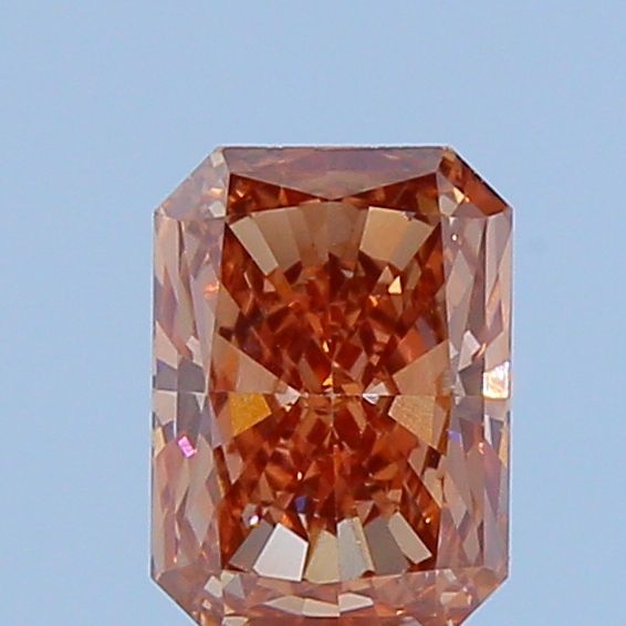 Radiant Fancy Orange Lab-grown Diamond 1ct VS2 loose diamond