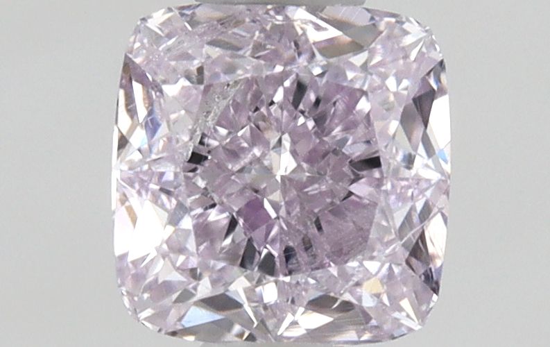Cushion Fancy Light Pinkish Purple Natural Diamond 0.45ct I1 loose diamond