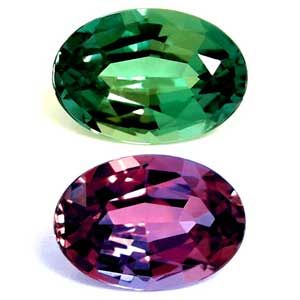 Oval Green Alexandrite 0.22ct loose gemstone