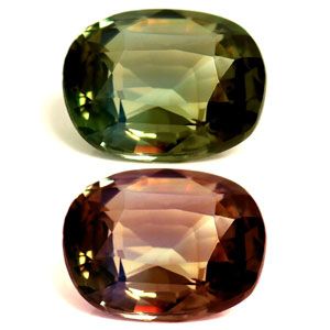 Cushion Green Alexandrite 0.58ct loose gemstone