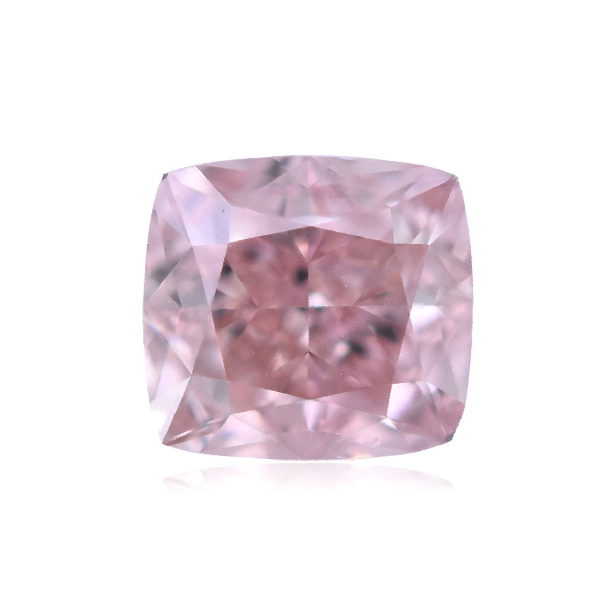 Cushion Fancy Orangey Pink Natural Diamond 0.32ct VS1 loose diamond