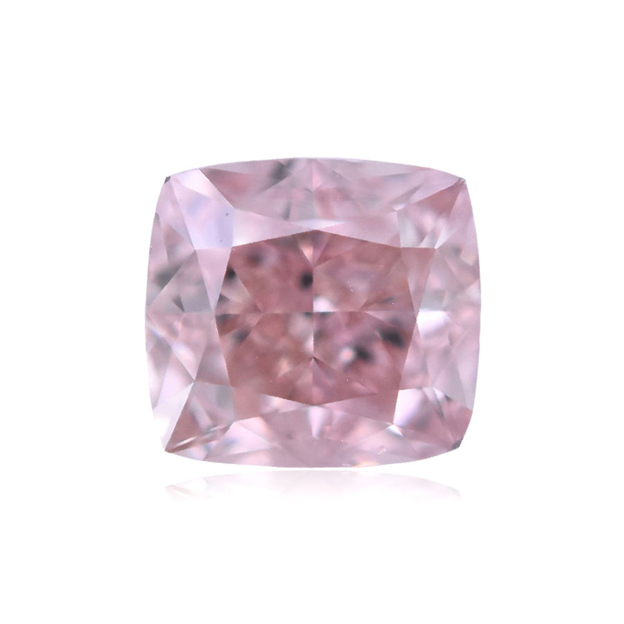 Cushion Fancy Orangey Pink Natural Diamond 0.32ct VS1 loose diamond