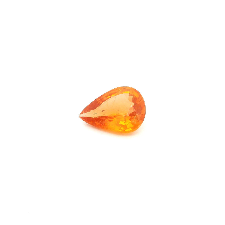 Pear Orange Garnet 1.04ct loose gemstone