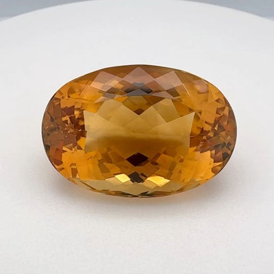 Oval Orange Citrine 14.295ct loose gemstone