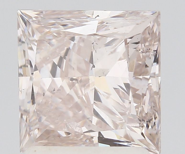 Princess Fancy Light Pinkish Brown Natural Diamond 2.01ct I1 loose diamond