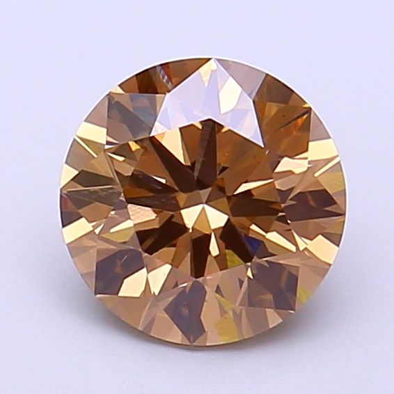 Round Fancy Brown Lab-grown Diamond 1.41ct VS1 loose diamond