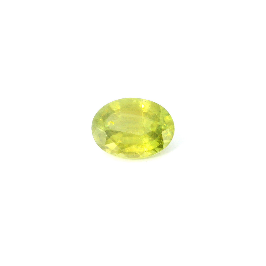 Oval Yellow Sphene 1.32ct loose gemstone
