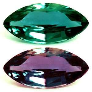 Marquise Green Alexandrite 0.1ct loose gemstone