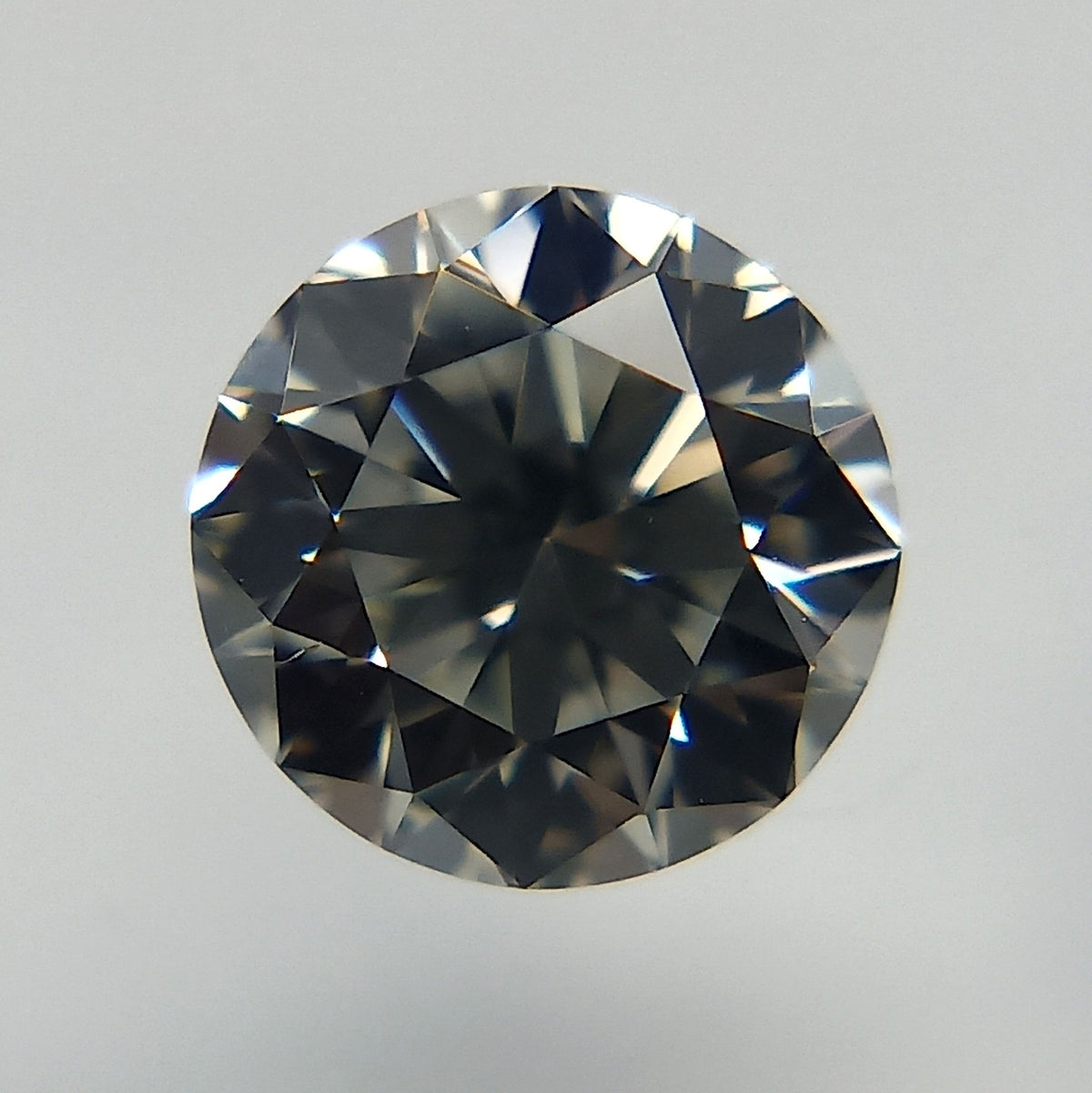 Round Faint Gray Natural Diamond 0.4ct VS1 loose diamond