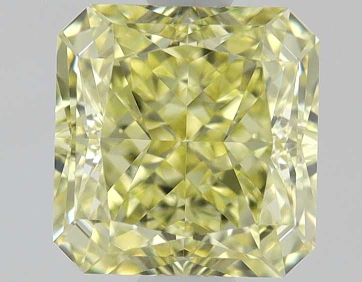 Square Radiant Fancy Yellow Natural Diamond 0.75ct IF loose diamond