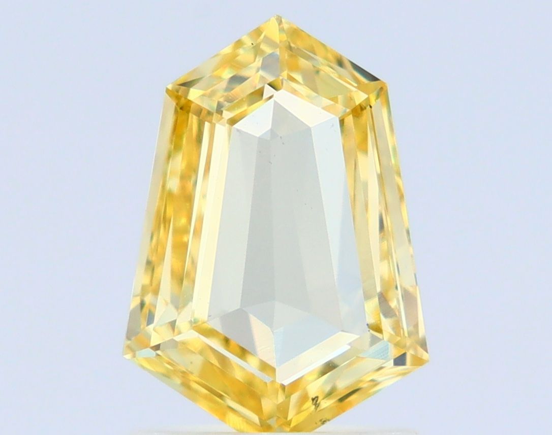 Shield Fancy Intense Yellow Natural Diamond 1.03ct SI1 loose diamond