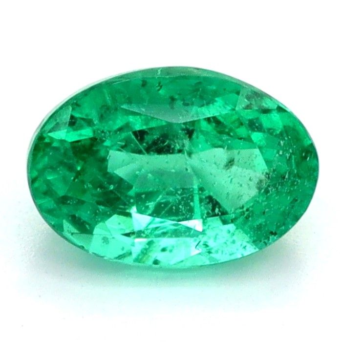 Oval Green Emerald 0.5ct loose gemstone