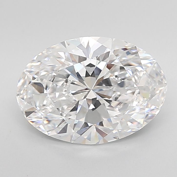 Oval Lab-Grown Diamond 3.39ct D VVS1