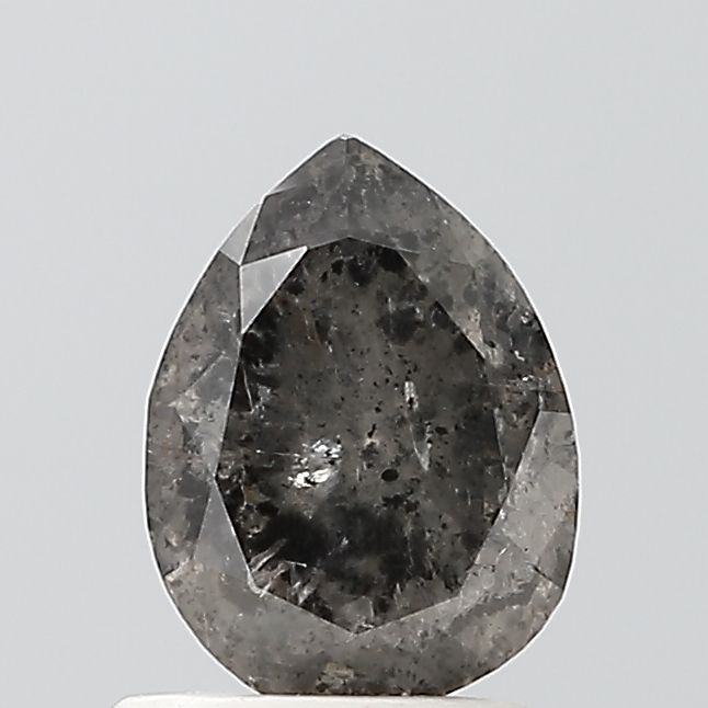Pear Salt And Pepper Natural Diamond 1.48ct VS1 loose diamond