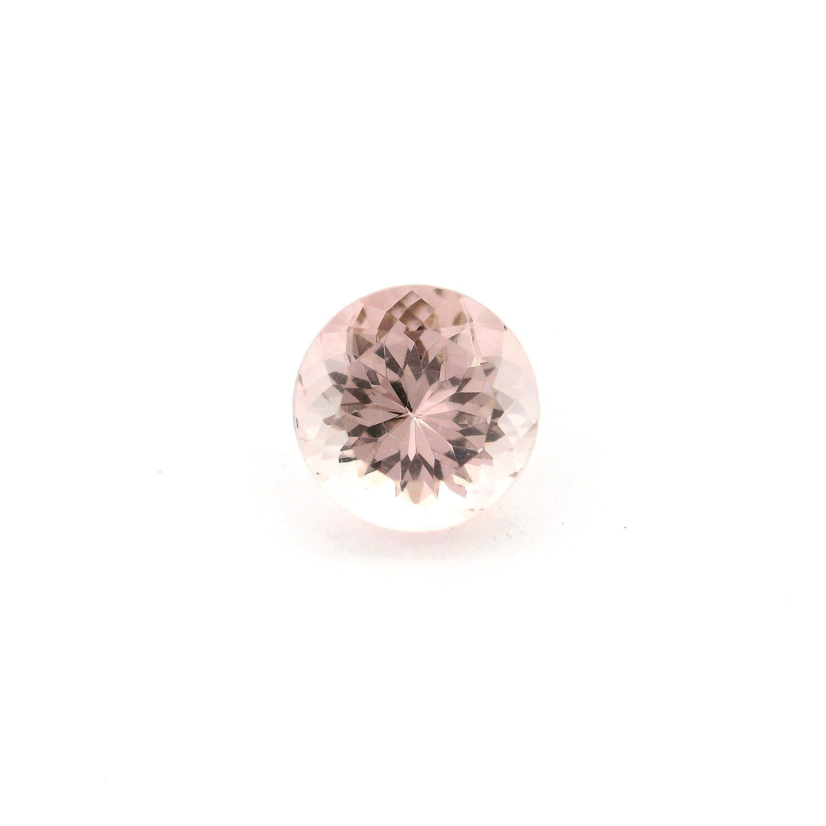 Round Pink Morganite 2.49ct loose gemstone
