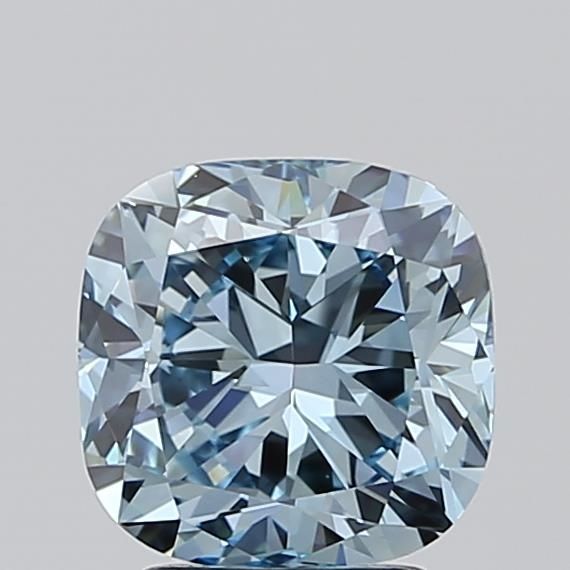 Cushion Fancy Intense Blue Lab-grown Diamond 2.5ct VVS1 loose diamond