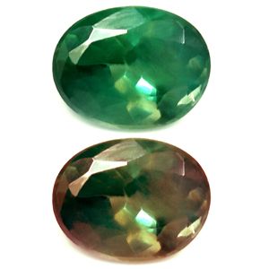 Oval Green Alexandrite 0.38ct loose gemstone