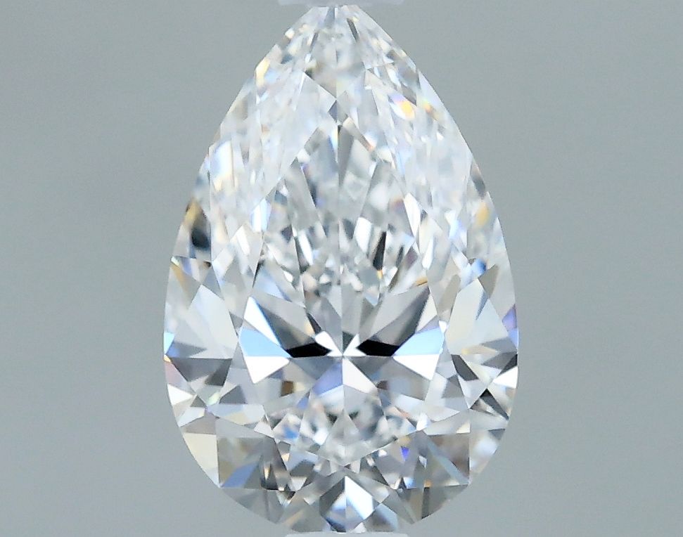 Pear Natural Diamond 0.73ct D IF