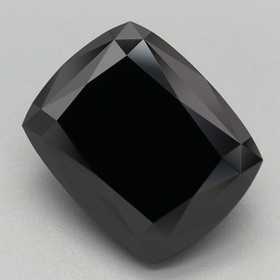 Cushion Fancy Black Lab-grown Diamond 2.42ct loose diamond