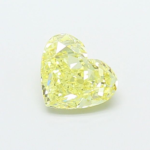 Heptagonal Fancy Intense Yellow Lab-grown Diamond 1.05ct VS2 loose diamond