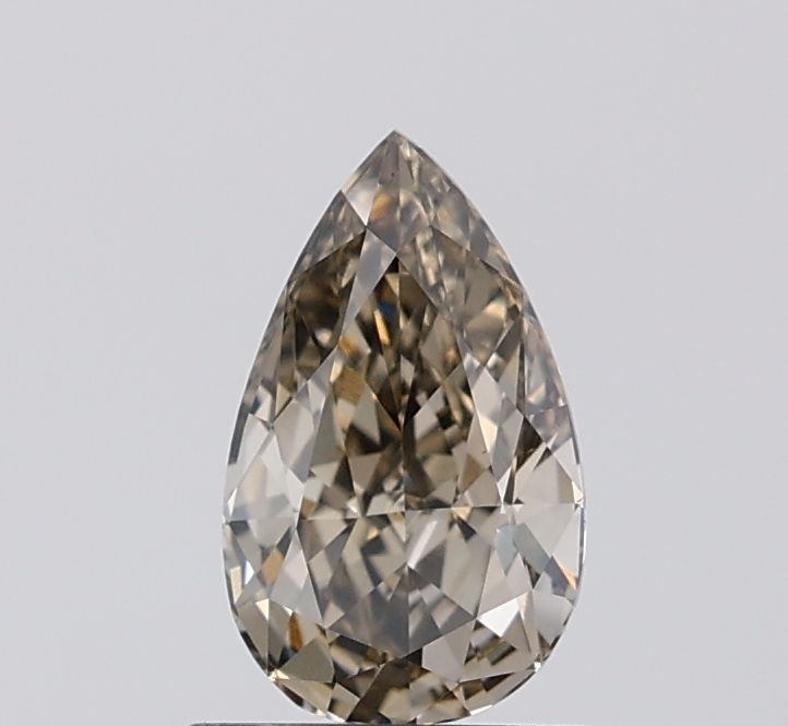 Pear Fancy Light Gray Lab-grown Diamond 1.12ct VS1 loose diamond