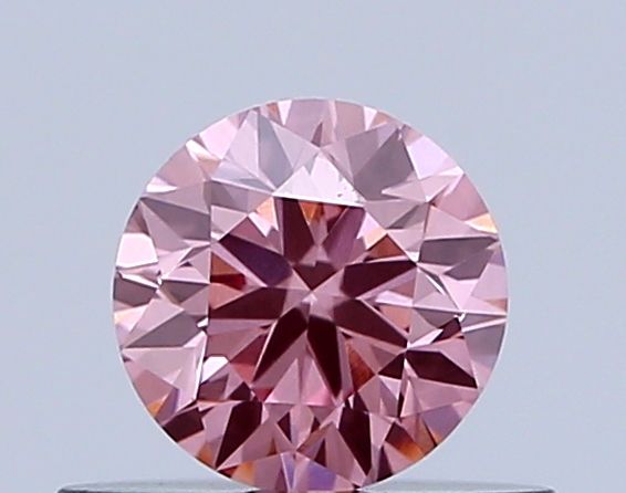 Round Fancy Dark Reddish Red Lab-grown Diamond 0.4ct VVS2 loose diamond