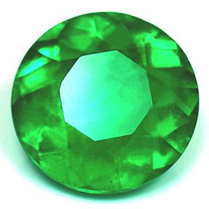 Round Green Emerald 1.48ct loose gemstone