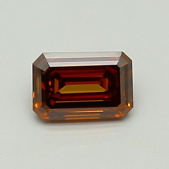 Emerald Fancy Deep Orange Lab-grown Diamond 1.06ct VVS2 loose diamond