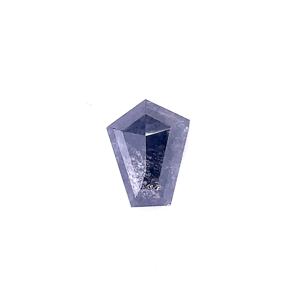 Shield Salt And Pepper Natural Diamond 3.76ct loose diamond