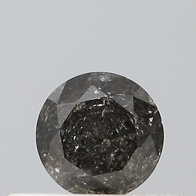 Round Salt And Pepper Natural Diamond 0.21ct VS1 loose diamond