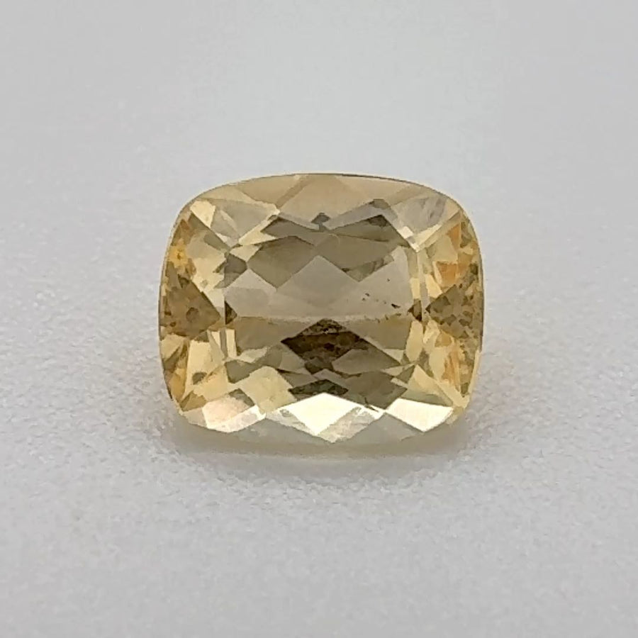 Cushion Yellow Topaz 0.91ct loose gemstone