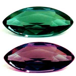 Marquise Green Alexandrite 0.1ct loose gemstone