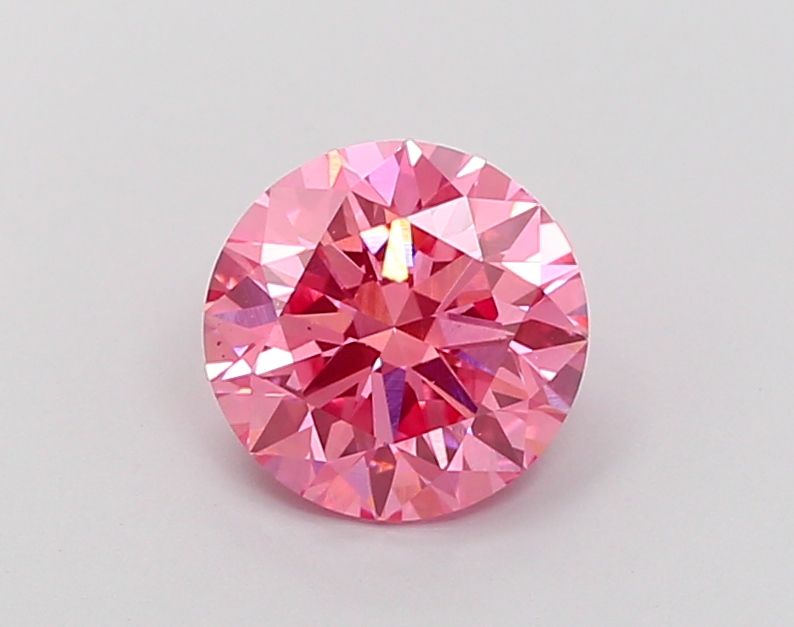 Round Fancy Vivid Orange Lab-grown Diamond 1.6ct VS1 loose diamond