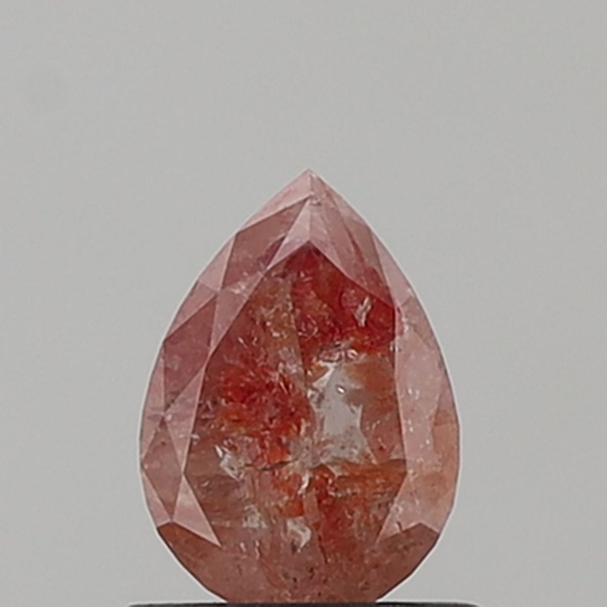 Pear Salt And Pepper Natural Diamond 0.73ct VVS2 loose diamond