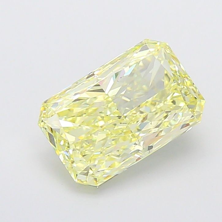 Radiant Fancy Yellow Lab-grown Diamond 4.52ct VS2 loose diamond