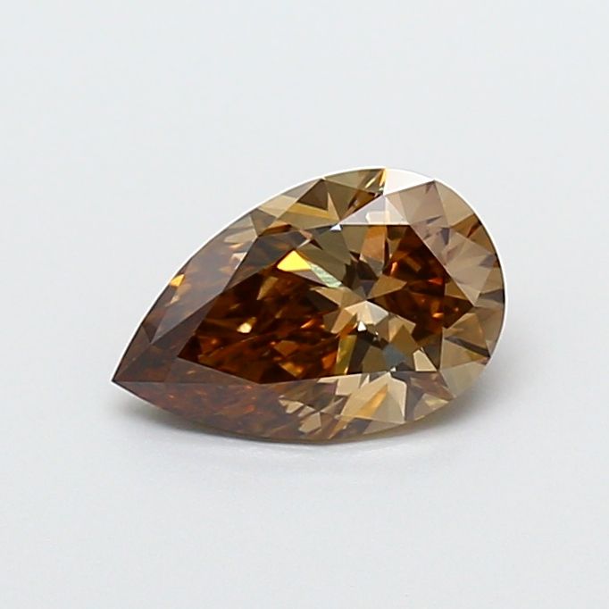 Pear Fancy Brown Lab-grown Diamond 1.02ct VVS2 loose diamond