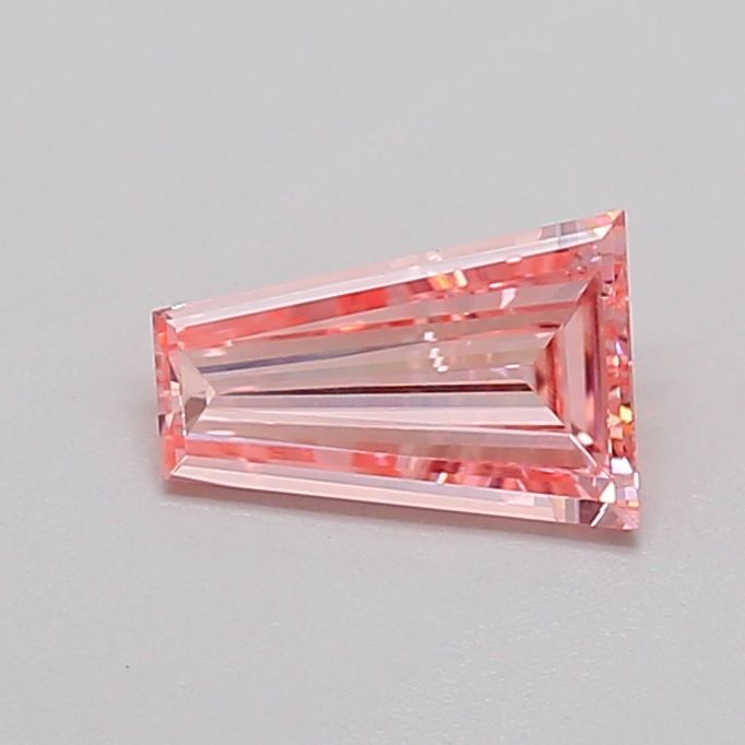 Tapered Baguette Fancy Intense Pink Lab-grown Diamond 0.5ct VS2 loose diamond