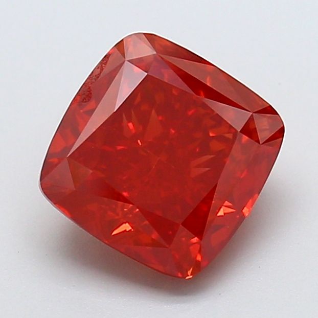 Cushion Fancy Vivid Red Lab-grown Diamond 2.55ct VS1 loose diamond