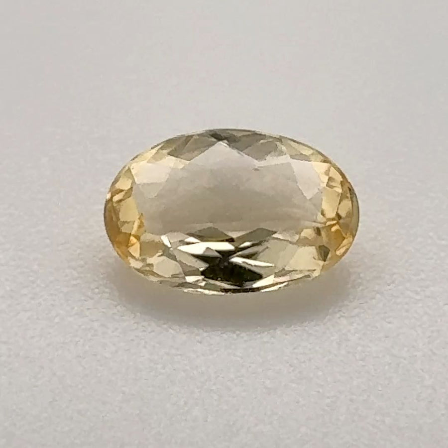 Oval Yellow Topaz 0.76ct loose gemstone