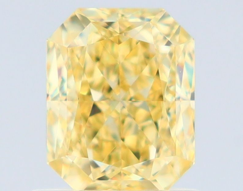 Radiant Fancy Yellow Natural Diamond 1.02ct VVS1 loose diamond