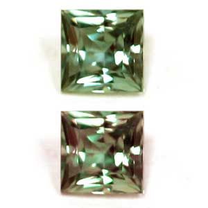 Square Green Alexandrite 0.31ct loose gemstone