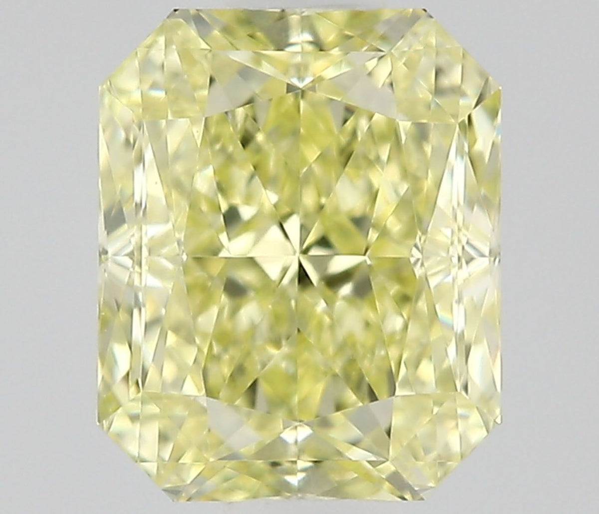 Radiant Fancy Yellow Natural Diamond 0.7ct VS1 loose diamond