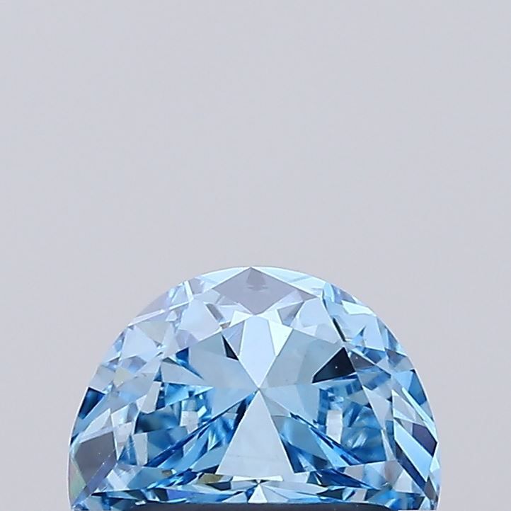 Half Moon Fancy Vivid Blue Lab-grown Diamond 0.22ct VS1 loose diamond