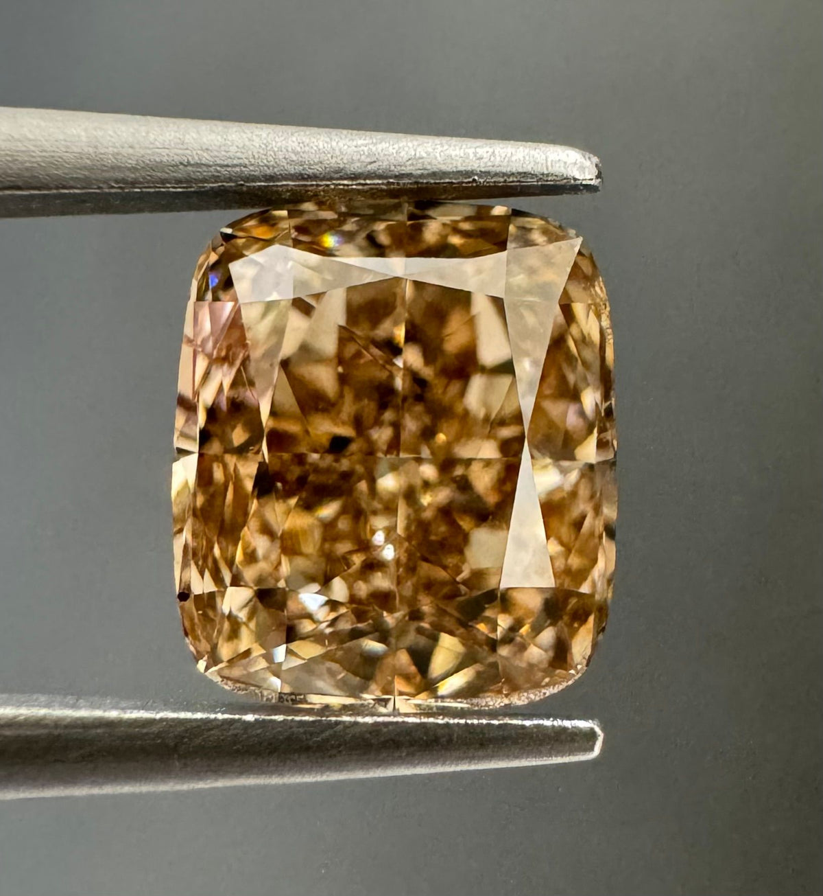 Cushion Fancy Orange Brown Natural Diamond 1.2ct SI2 loose diamond