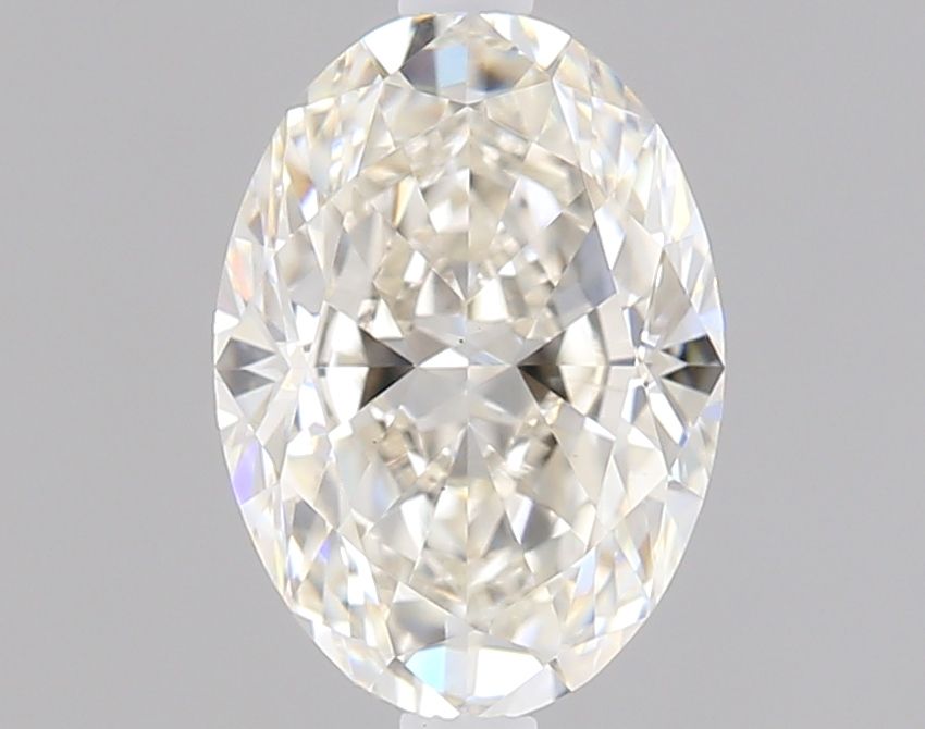 Oval Faint Brown Natural Diamond 0.9ct VS2 loose diamond