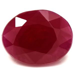 Oval Red Ruby 3.35ct loose gemstone