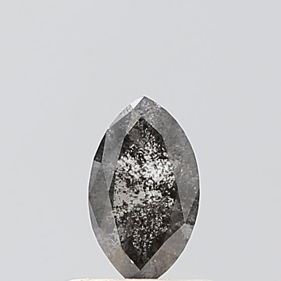 Marquise Salt And Pepper Natural Diamond 0.44ct VS2 loose diamond