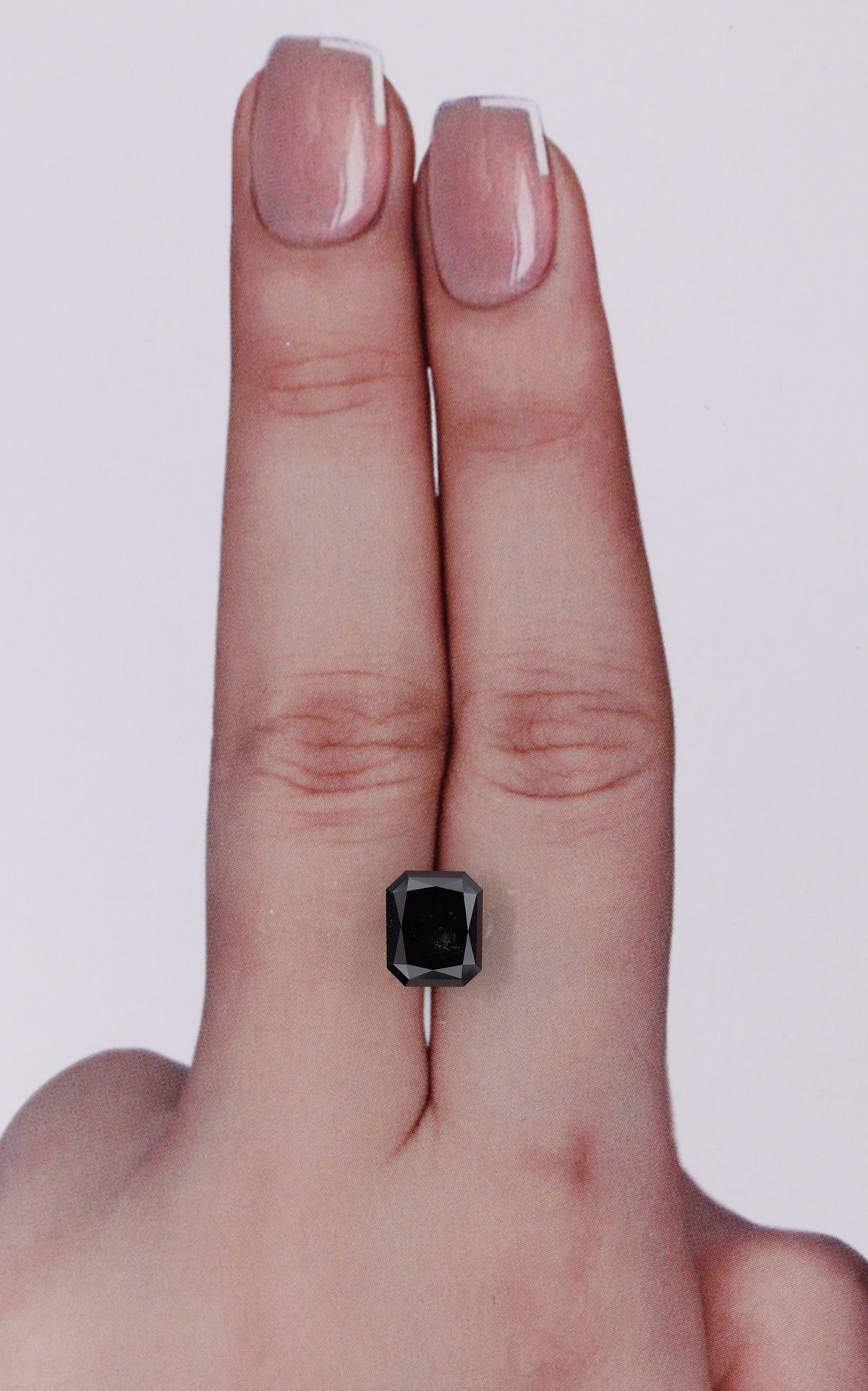 Radiant Black Natural Diamond 2.21ct loose diamond