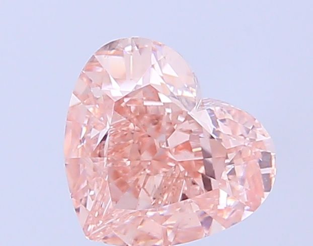 Heart Fancy Pinkish Brown Lab-grown Diamond 1.87ct VS1 loose diamond