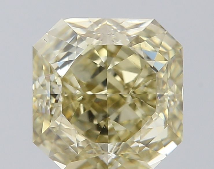 Radiant Fancy Greenish Brown Natural Diamond 1.25ct VS2 loose diamond
